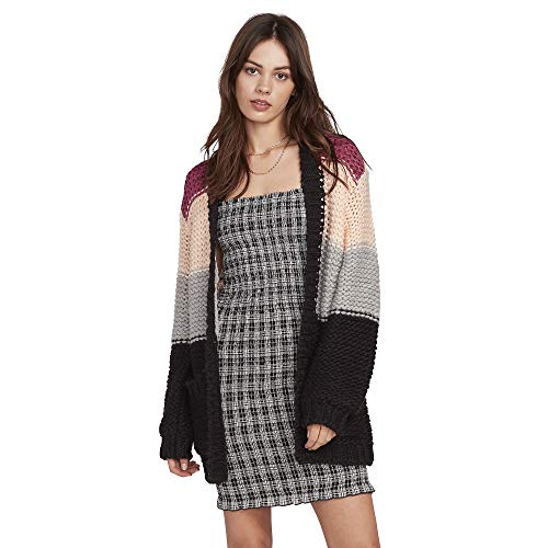 Volcom Women's Knit List Cardigan Sweater