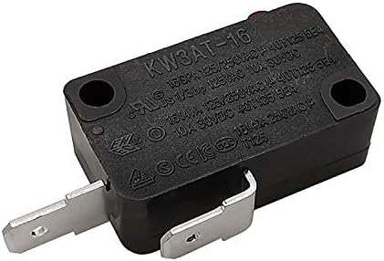 Microwave Oven Door Switch Replacement Part, 16A 125VAC, KW3AT-16 (Downward Compatible with KW3A-16), Normally Open - 1Pc
