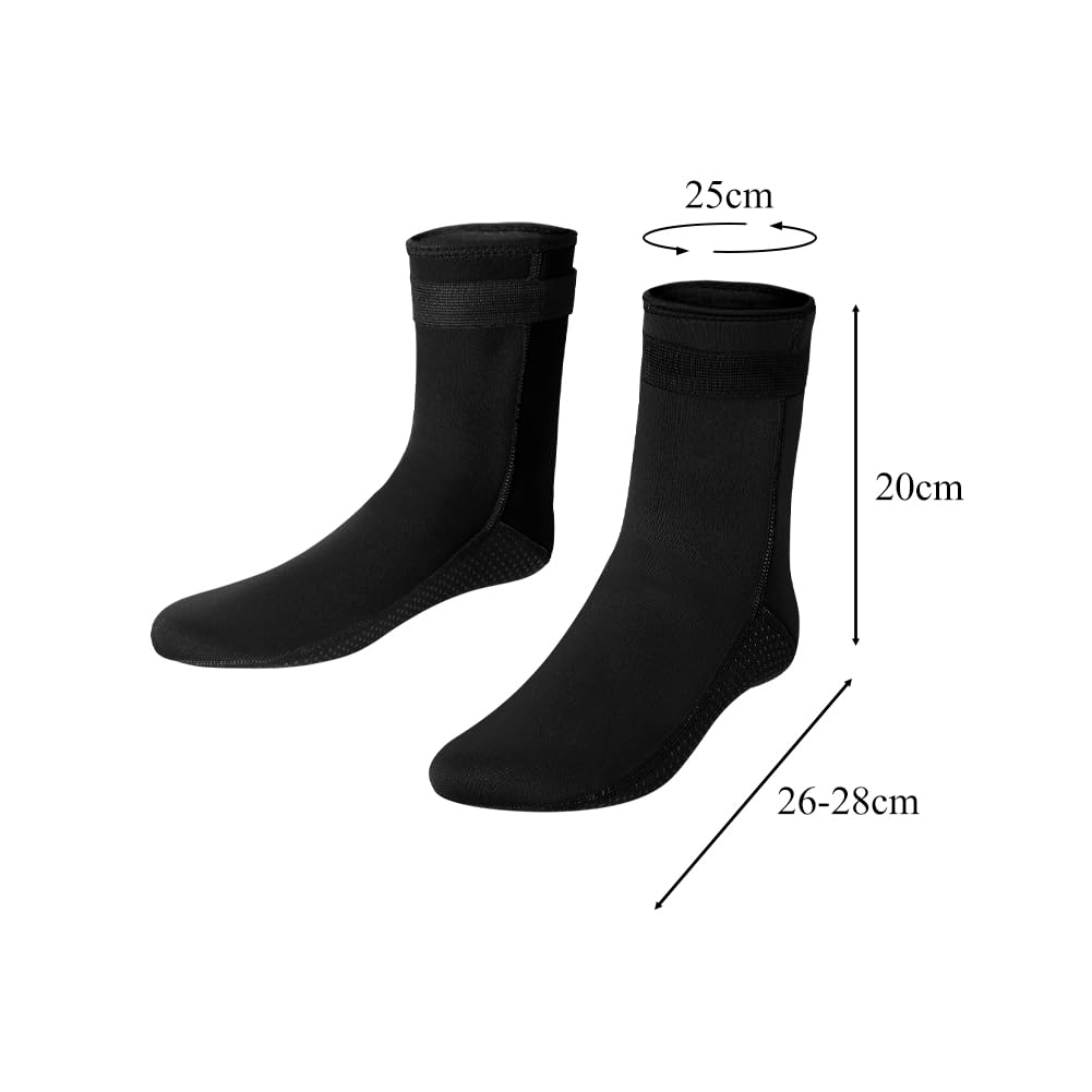 ITODA Neoprene Diving Socks for Sand Beach Water Sports Swimming Volleyball Fishing Surfing Rafting Anti Slip Thermal Socks