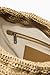 Imagen de Desigual bolso bandolera bolso de hombro Half Logo Raffia Bag Natural beige
