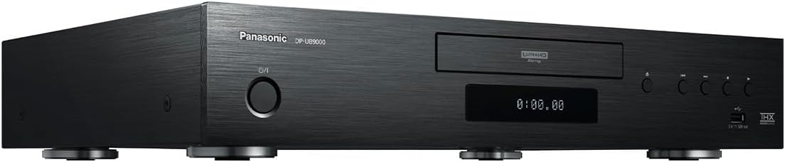 Panasonic DVD Player DP-UB9000P1K Reference Class 4K Ultra HD Blu-ray Player, HDR10+ and Dolby Vision Playback