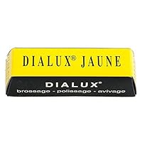 YELLOW DIALUX JAUNE YELLOW METALS POLISHING COMPOUND ROUGE BRASS COPPER POLISH (E 4) by DIALUX