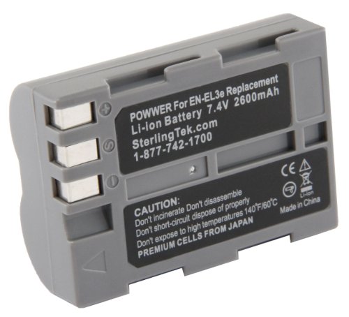 Stk En-El3E Battery For Nikon D80 D700 D90 D300 D100 D200 D300S D50 D70S D70 Mh-18A Mb-D200 Mb-D10 #TOP5