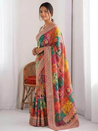 Bhagyavati Designer silk navratri saree – image 2