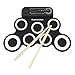 Kids Electronic Drum Pad Set with Multiple Sounds, Compact Design, for Early Music Education, Made from Safe Silicone