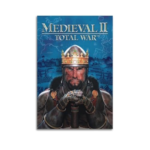 PLMISSD Póster decorativo de Total War Game 3 para pared e impresión artística moderna para dormitorio familiar, 60 x 90 cm