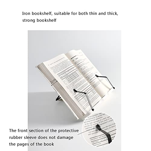 boekenstandaard Draagbare boekstandaardvrije hoek Verstelbare boekhouder for het lezen van leerboek Opvouwbare… - Image 5