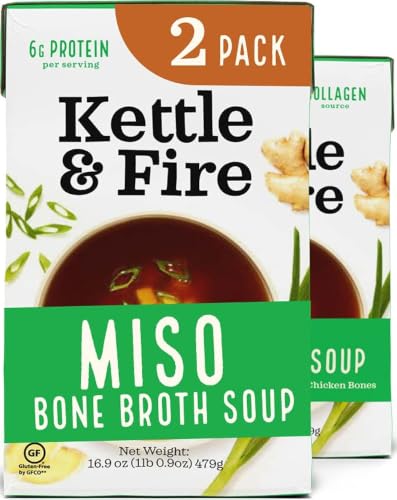 Kettle & Fire Organic Low Sodium Chicken Bone Broth, 32 OZ
