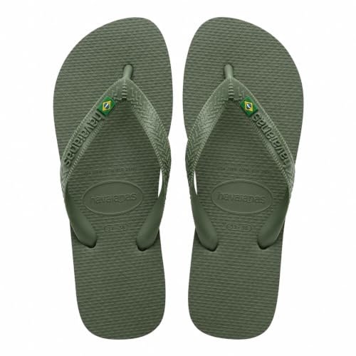 Havaianas - Top Brasil, Tongs Confortables, Résistantes Et Légères, Avec Semelle Antidérapante, Drapeau Brésilien Sur Les Lanières, Adultes, Unisexe