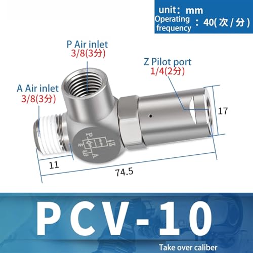 Clapet anti-retour PCV08 à commande unidirectionnelle étanche