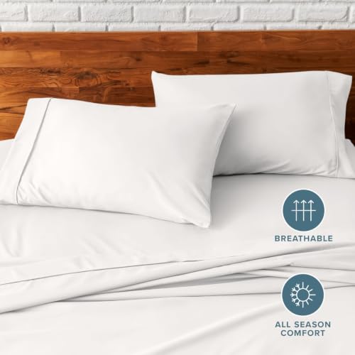 Image of Bare Home Pillowcases Open End (Standard Set of 2, Antique White)