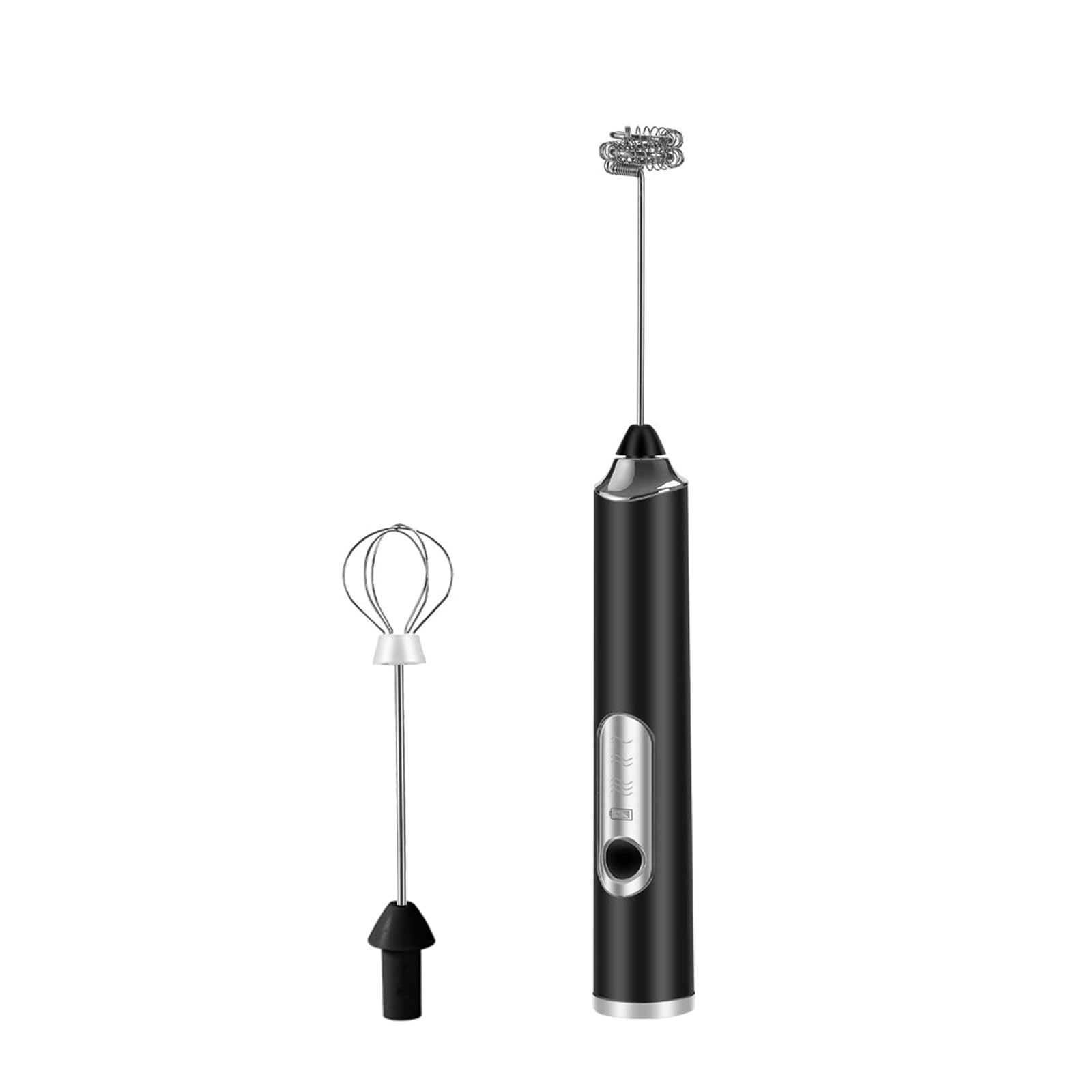 Tsophreniq Portable Rechargeable Electric Milk Frother Foam Maker Stainless Steel Handheld Foamer Drink Mixer Coffee Frothing Wan USB Rechargeable Milk Frother