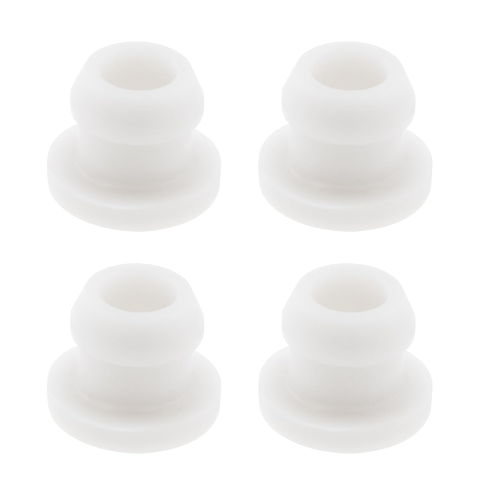 The Lord of the Tools 4Pcs Replacement Silicone Rubber Hob Grommets 5mm Compatible with Dometic Compatible with Smev Compatible with Cramer Fits Motorhome Caravan Hobs, White