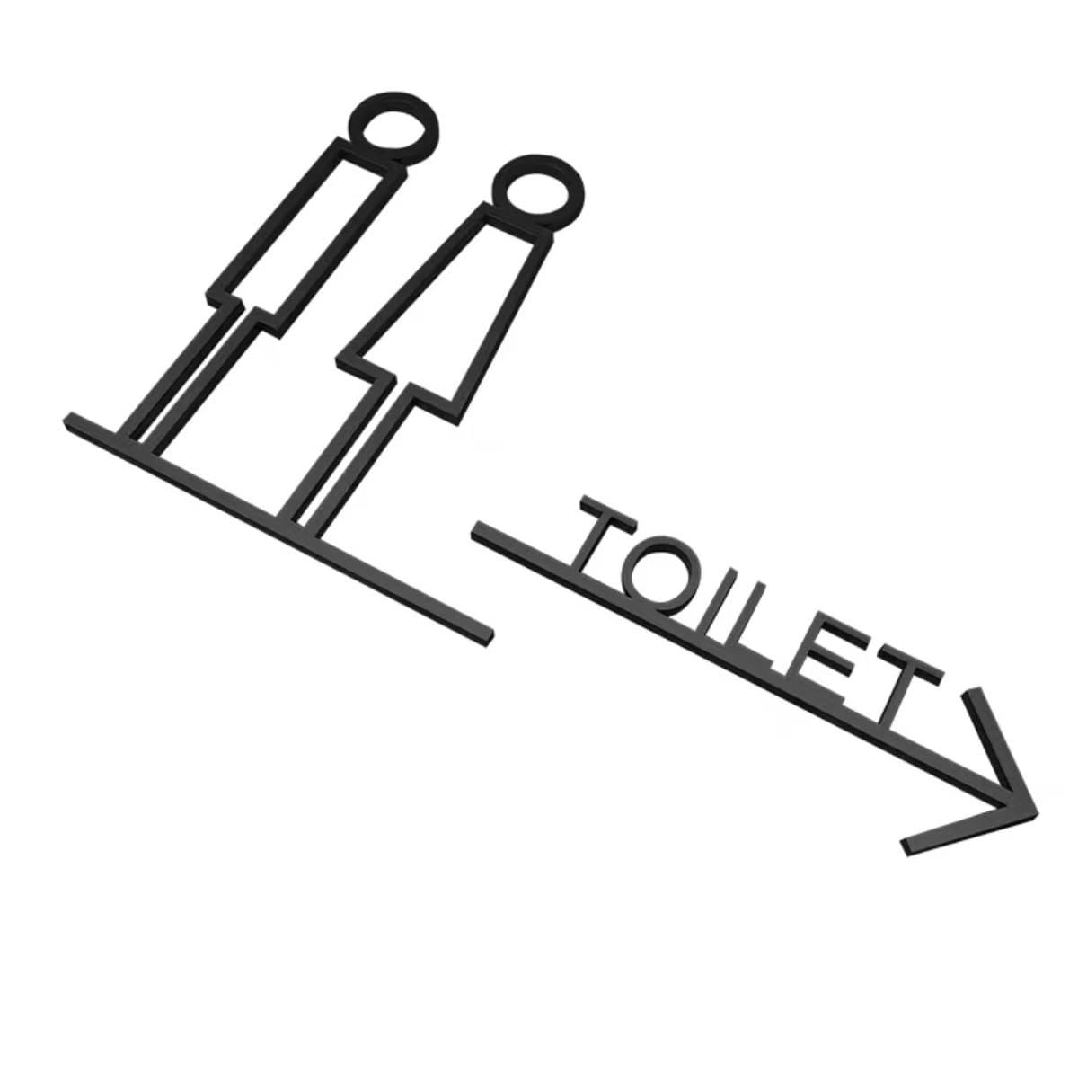 Cartello for bagno, cartello identificativo for bagno, cartelli for bagno in acrilico for uomo e donna, icone in rilievo, cartelli for porta del bagno, cartelli for bagno for casa e ufficio, porta e p