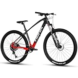 TRIFOX Carbon Fiber Mountain Bike,29er Carbon Mountain Bike with Shimano M6100 Deore...