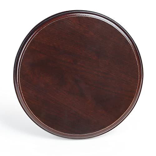 Falling In Art Wood Round Base-Hand Casting Structure Base, Diy Crafts, Keepsake Display, Art Exhibition, Home Decoration, 7''