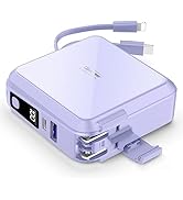 Amazon | Pnvruy モバイルバッテリー 15000mAh コンセント一体型 大