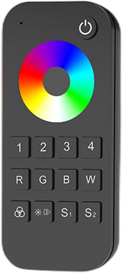 RGB+ CCT Smart Dimmer with Push Dimming Universal Remote Controllers 2.4G Remote Control for CW CCT Strip Lights RT9