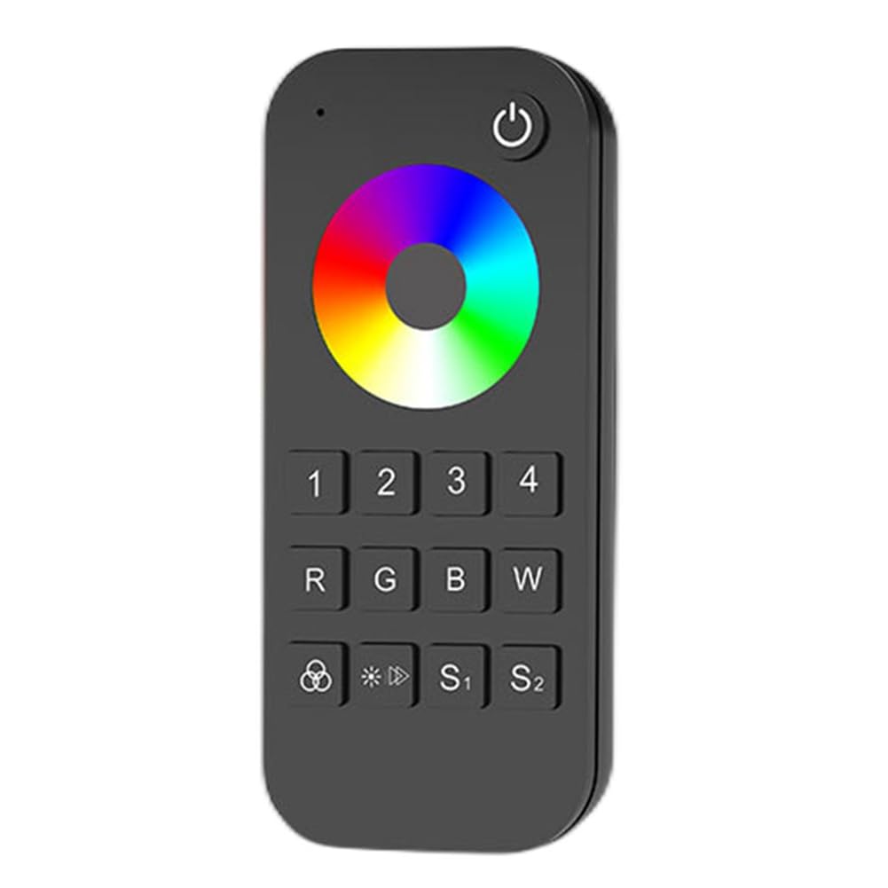 Koolenry RGB+ CCT Smart Dimmer with Push Dimming Universal Remote Controllers 2.4G Remote Control for CW CCT Strip Lights RT9