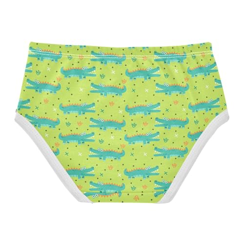 Girls' Underwear Cute Crocodile Cotton Stretch Comfort Toddler Panties2