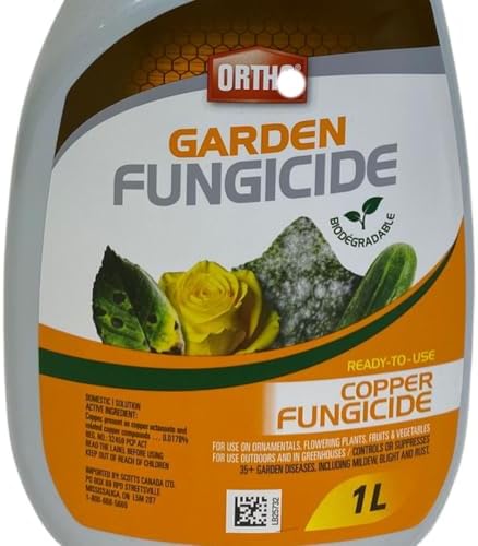 Garden Fungicide Ready-to-Use 1L | Copper-Based Formula | Controls 35+ Diseases | Powdery Mildew, Blight & Rust | for Vegetables, Fruits & Ornamentals | Safe Until Day of Harvest - 1