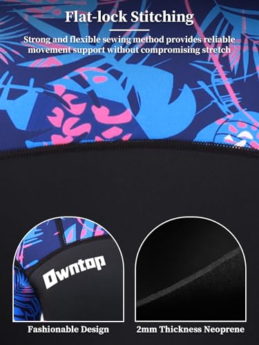 Owntop Wetsuit Tops | Women & Men | 2MM Neoprene Long Sleeve | Flexible & Comfort | YKK Front Zip | Surfing Diving Swimming - All Watersports miniatura 4