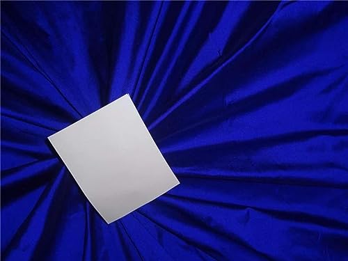 Tissu en soie Dupion bleu roi idéal pour coudre une robe de mariée ou de soirée chic