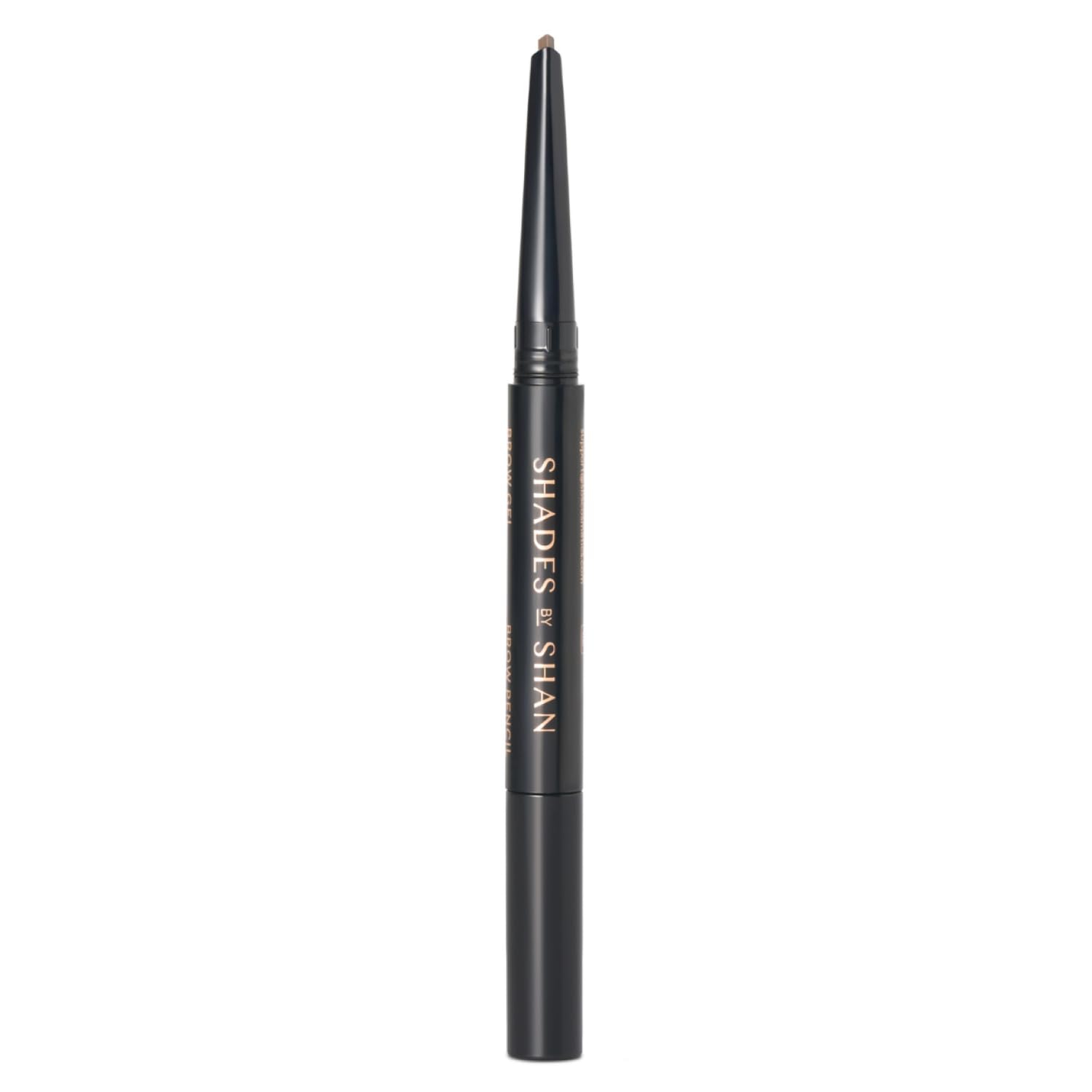 Shades By Shan Brow Duo - Lápiz de cejas y gel transparente, herramienta profesional de definición y ajuste de cejas (rubio suave)