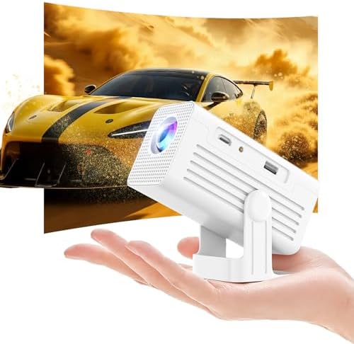 Mini Projector with WiFi and Bluetooth, 4K Supported Portable Sma...