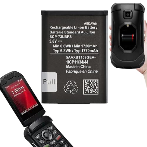 ASDAWN 1770mAh SCP-73LBPS Battery for Kyocera DuraXV Extreme