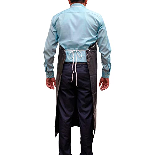 Safe Handler Pvc Apron | Smooth Finish To Prevent Growth, Comfortable, Easily Adjustable, Waterproof Material, Black #TOP7