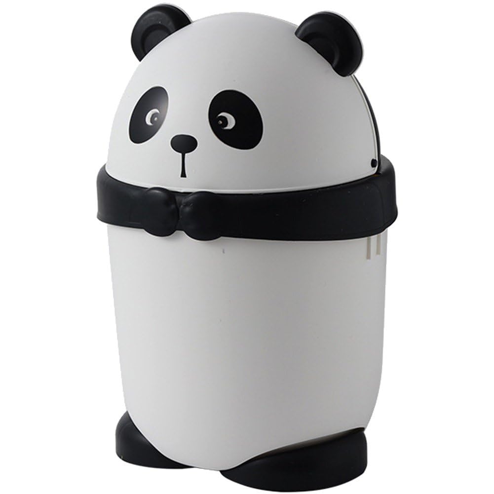 Corbeille à déchets de dessin animé panda pour maison et salon