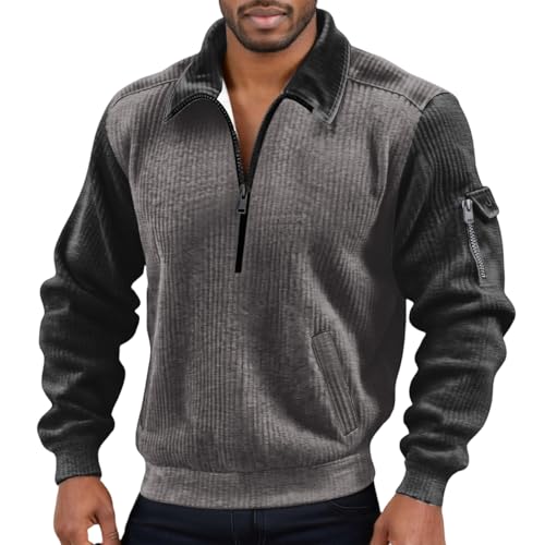 Genérico Jersey Negro Hombre, Prendas Chaqueta Deportiva, Media Grandes Friki Sweater, Pullover Padel Basica Forro Vestir Camisolas Sudadera Hombre, 3XL