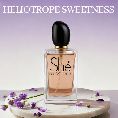 Image of AFLUXE She, Perfume for Women, Long Lasting EDP, Feminine Scent, Delicate Fragrances for Women, Day to Night Wear, 3.4 Fl Oz