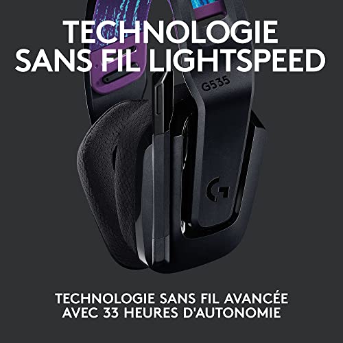 G535 LIGHTSPEED WIRELESS CASQUE GAMING - vue 10