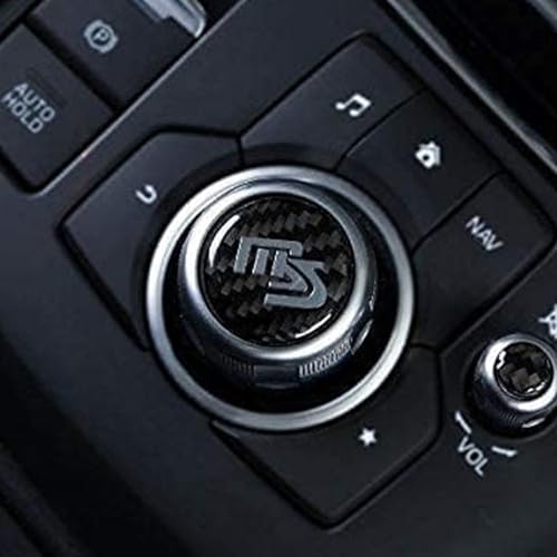 CX-8 KG系 対応 ボリュームスイッチカバー コンソールスイッチカバー カーボン ステッカー アクセサリー 2P GD133
