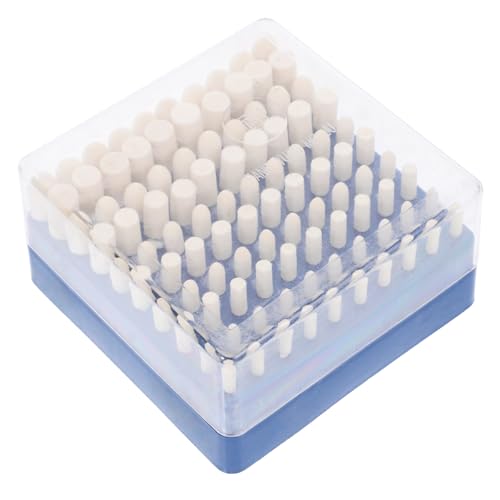 Beaupretty 100pcs Wool Grinding Wheels Polishing Wheel Set with Mandrel Soft Wool Buffing Pads for Jewelry Watch Nail Heads Transparent Surface Polish Industrial Finishing