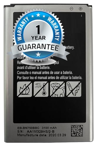 Ininsight Solutions EB-BN750BBC Battery for Samsung Galaxy Note 3 neo/Note 3 Mini (3100 mAh BIS Certified) - 12 Months Warranty (B0DGTRVWL9) Amazon Price History, Amazon Price Tracker