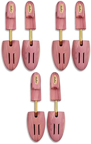 Stratton CEDAR SHOE TREE VALUE-PACK FOR MEN | GROWN IN USA | GREAT GIFT FOR MEN (Medium (Fits Shoe Sizes 9-10), 3 PACK)