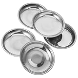Assiette à trempette en métal – élégante et simple, cette assiette ronde est très appréciée et convient parfaitement à la maison, aux hôtels, aux restaurants, etc