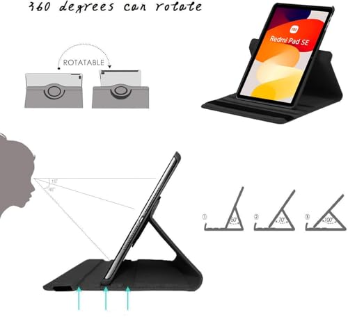 Image of 360 Rotate Flip Cover for Redmi Pad SE (11 inch INCH) (2023)