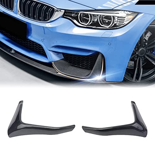 BONRYAN Pare-Chocs Avant 2 pièces en Fibre de Carbone - Lèvres de Protection for 2014-2020 BMW F80 M3 F82 F83 M4 Cover