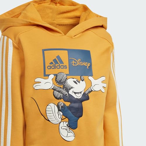 adidas boys Disney Mickey Mouse Hoodie and Jogger Set3
