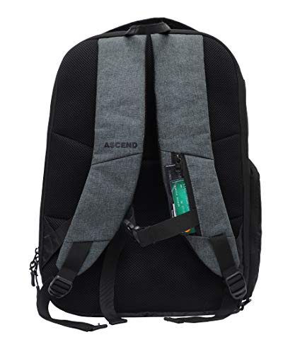 Image of ASCEND 30 litres Laptop Backpack! Anti-Theft Bag with USB Cable and Built in Charging Port for Business College and Office Work.