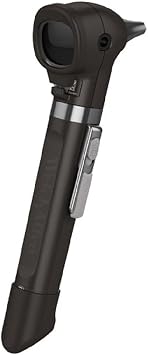 WelchAllyn 2.5V Fiber-Optic Pocket LED Otoscope Set, Onyx, Part No. 22870-BLK Single_CSD-240