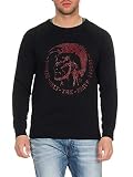 Diesel S-Orestes bluza z czarnym logo, Czarny, S