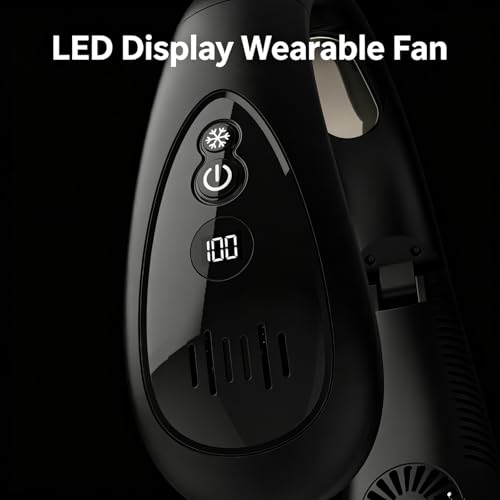 Buy Neck Air Conditioner with Rechargeable 5000mAh Battery, Semiconductor Cooling, 3-Speed Portable Foldable Neck Fan for Travel and Home Use Buy Neck Air Conditioner with Rechargeable 5000mAh Battery, Semiconductor Cooling, 3-Speed Portable Foldable Neck Fan for Travel and Home Use – XUZIE