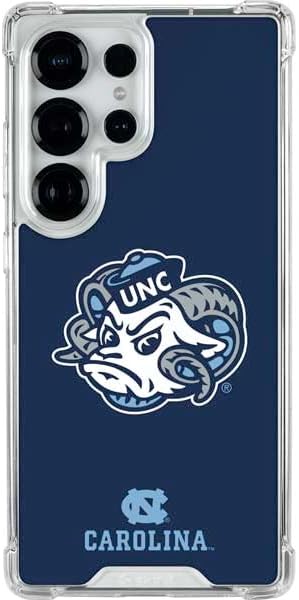 Skinit Clear Phone Case Compatible with Galaxy S25 Ultra - Officially Licensed University of North Carolina Tar Heels Icon Design