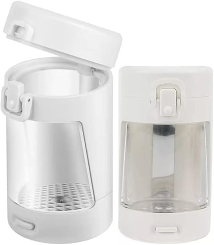 Miniatura 10 de Tarros de almacenamiento herméticos de vidrio transparente con luz LED con tarro de visualización de aumento portátil mini ligero para un fácil