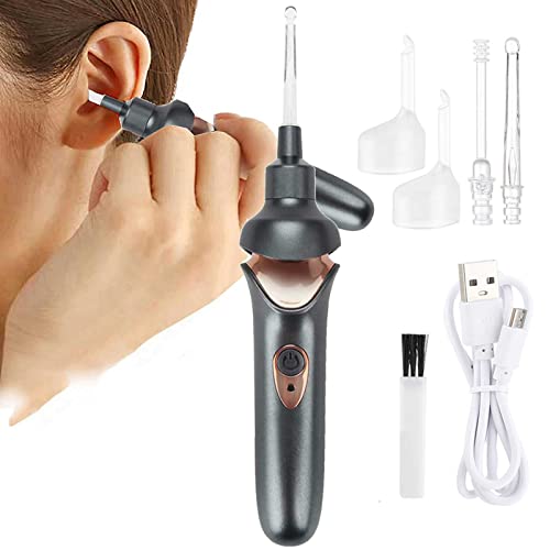 Gigesute Safe And Soft Ear Wax Remover Spiral Ear Cleaner Ear Wax Removal Tool. With 5Pcs Washable Tips, Suitable For Kids & Adults #TOP10